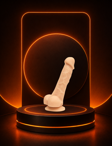 Lifelike Lover Luxe Realistic Silicone Dildo 6 Inch White