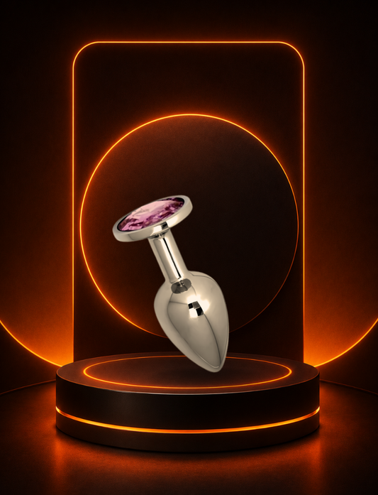 stone plug for women feel with daimond and shape silver stone