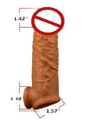6 Inch Siliconee Condoms for Man increase Timing and size