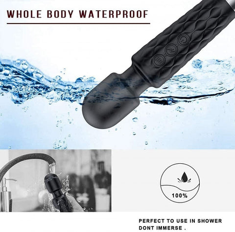 Electric Handheld Massager for Female with 20 Vibration Speeds