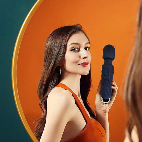 Electric Handheld Massager for Female with 20 Vibration Speeds