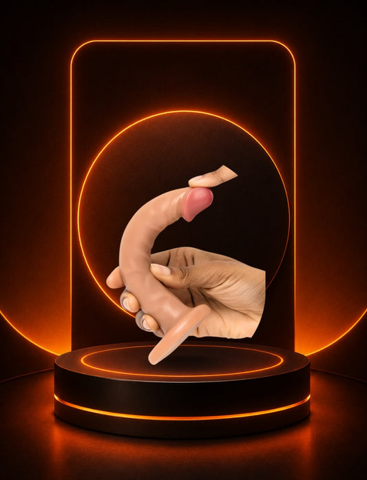 Lifelike Lover Basic Slimline Realistic Anal Dildo 6 Inch