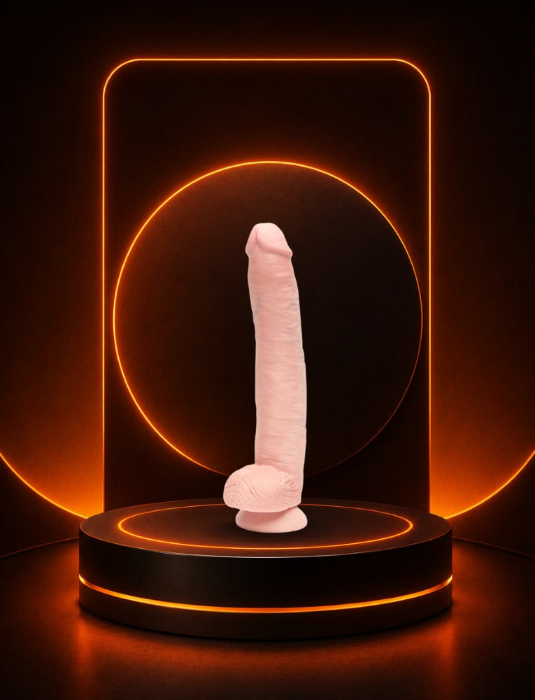 King Cock Ultra Realistic Suction Cup Dildo with Balls 14 Inch