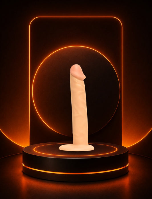 Lifelike Lover Basic Slimline Realistic Anal Dildo 6 Inch Light