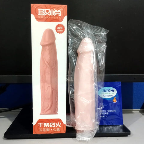 8 Inch Siliconee Condoms for Man increase Timing and size